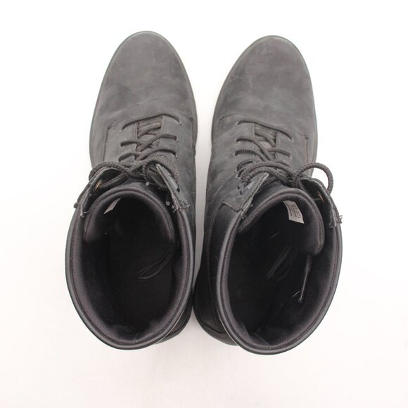 Timberland Brinda Women's Size 9.5 A1JXI Black Nubuck Lace-Up Combat Boots - Picture 9 of 10